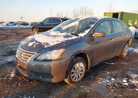 2015 Nissan Sentra Sv from USA, damaged, VIN 3N1AB7AP4FL644733